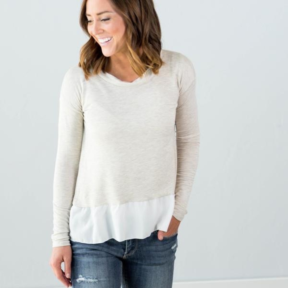 Demi Ruffle Top - Picture 2 of 4